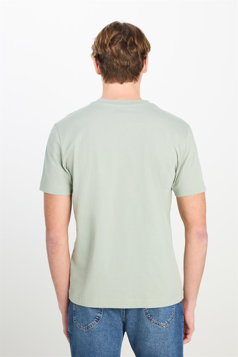 Regular Fit Patch Logo T-shirt Mint Green