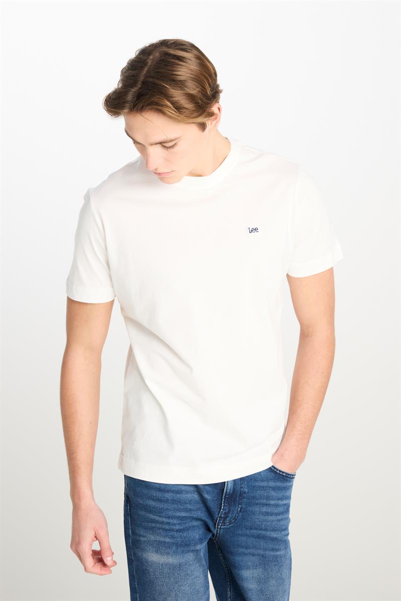 Bisiklet Yaka T-shirt White