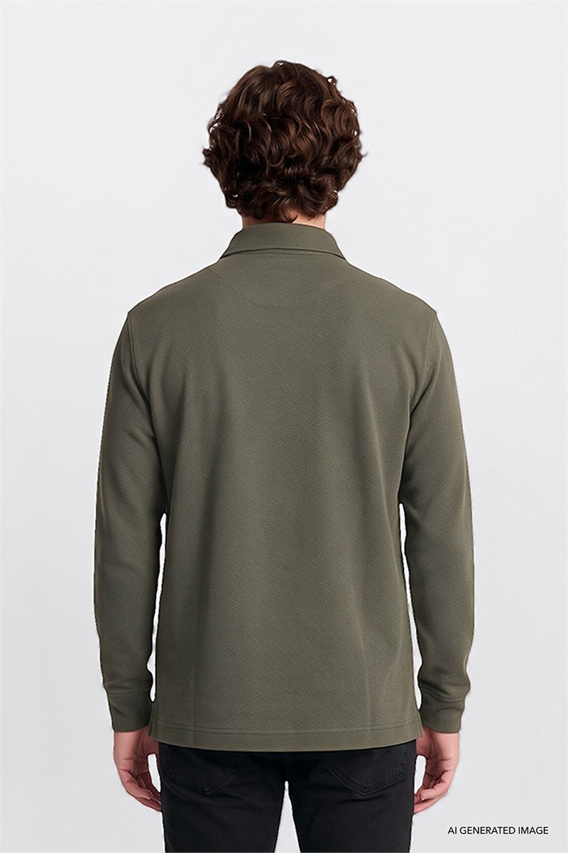 Small Logo Sweatshirt KHAKI