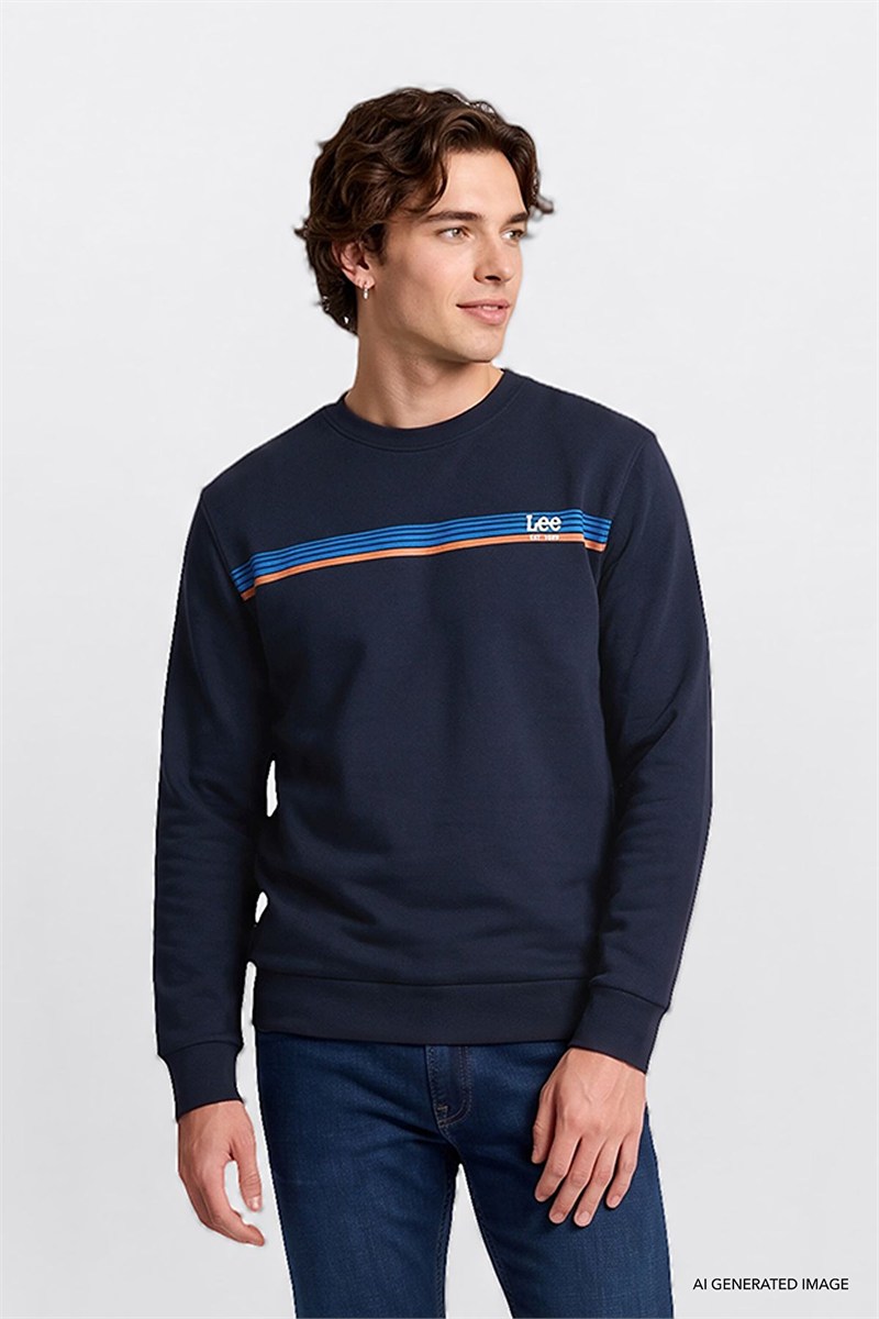 Small Logo Sweatshirt Navy