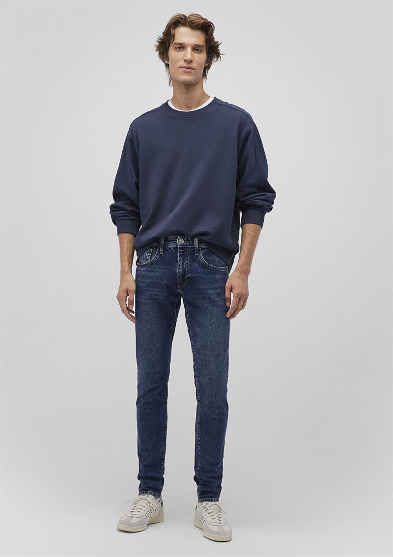 LEO Dark Vintage College Mavi