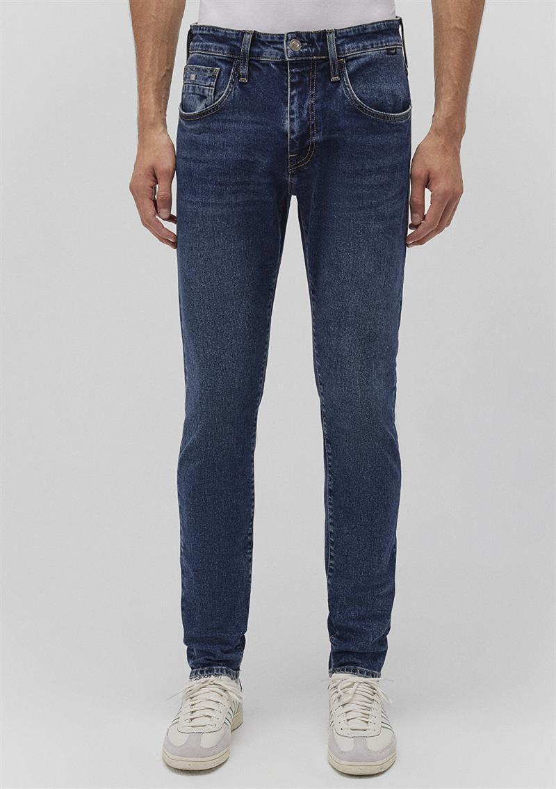 LEO Dark Vintage College Mavi