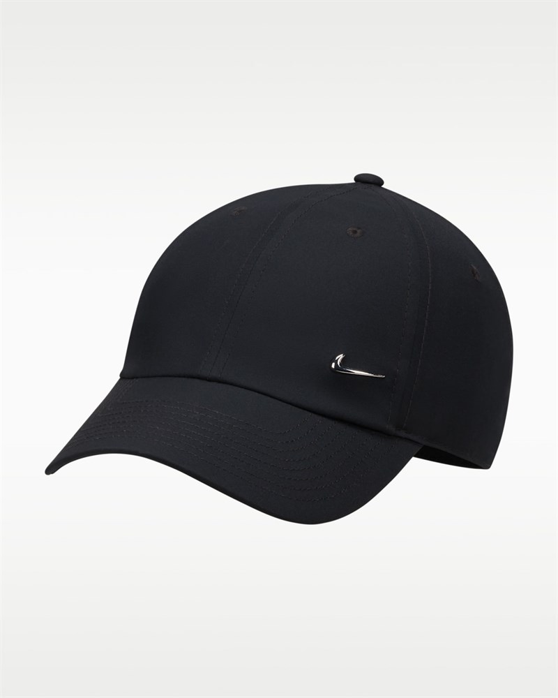Nike Dri-FIT Club Unstructured Metal Swoosh Cap Gri