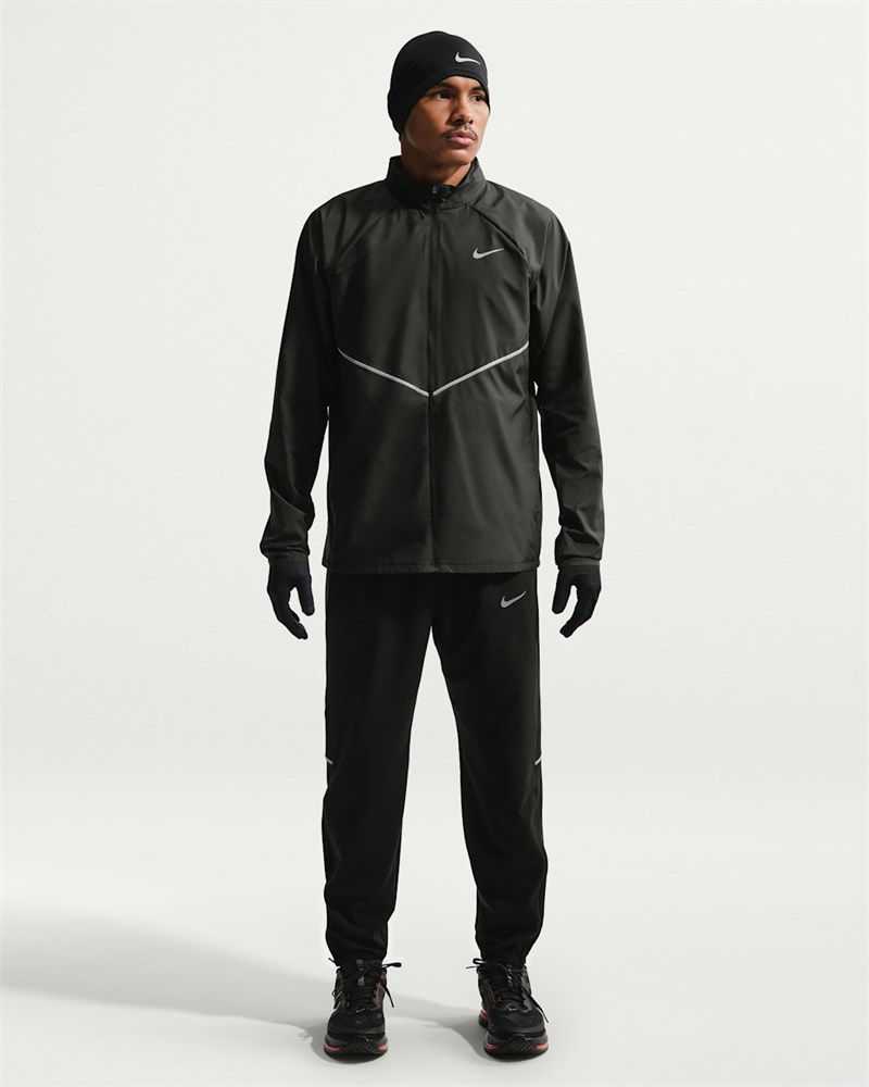 Nike Miler UV Repel Running Jacket Siyah