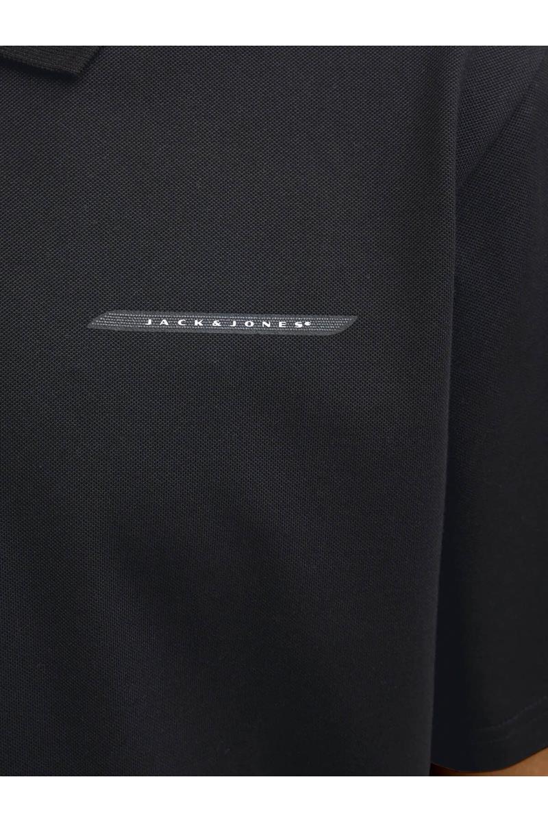 JCOFUSION PIQUE POLO SS SN Black
