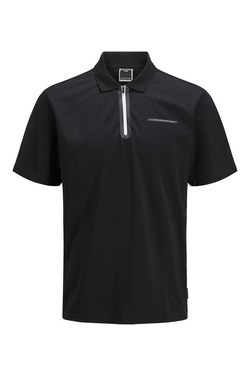 JCOFUSION PIQUE POLO SS SN Black