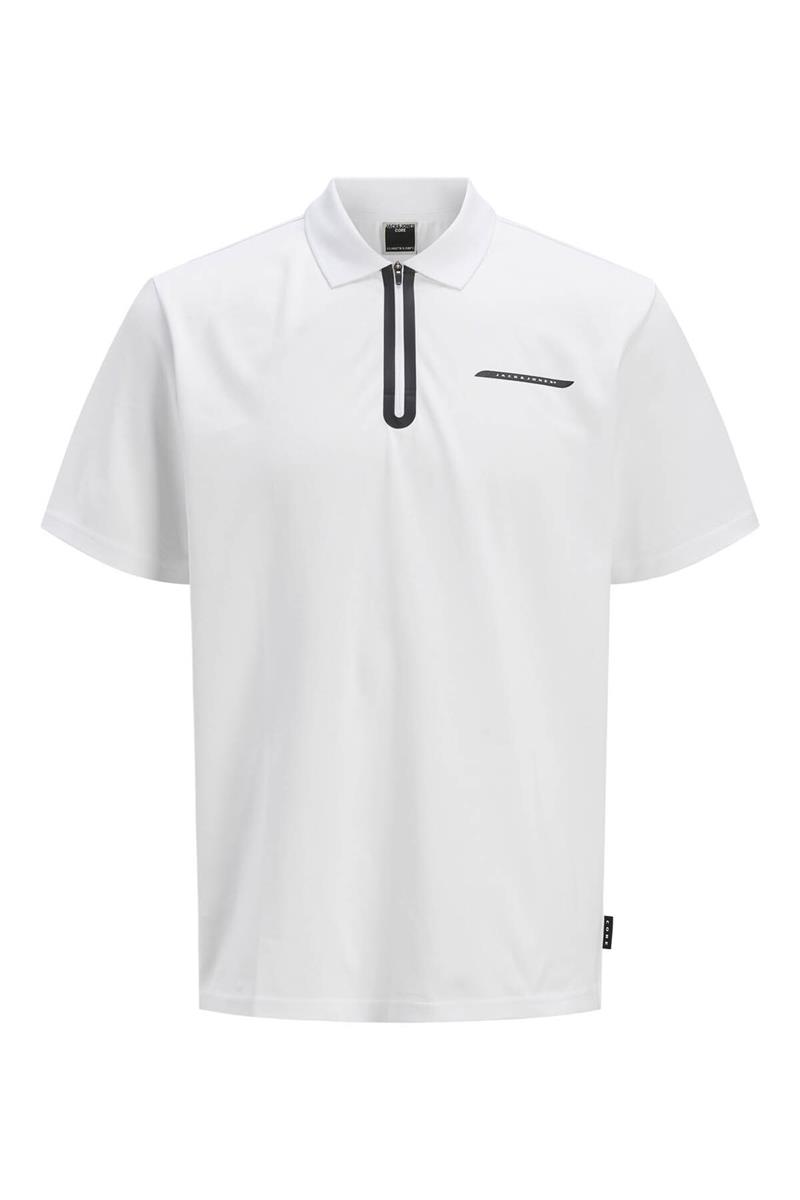 JCOFUSION PIQUE POLO SS SN Bright White