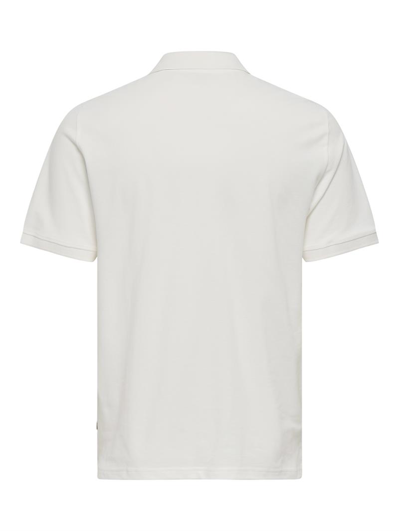 ONSDAWSON REG SS POLO SHIRT VD Cloud Dancer