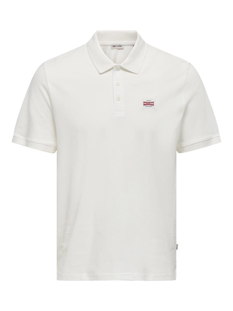 ONSDAWSON REG SS POLO SHIRT VD Cloud Dancer