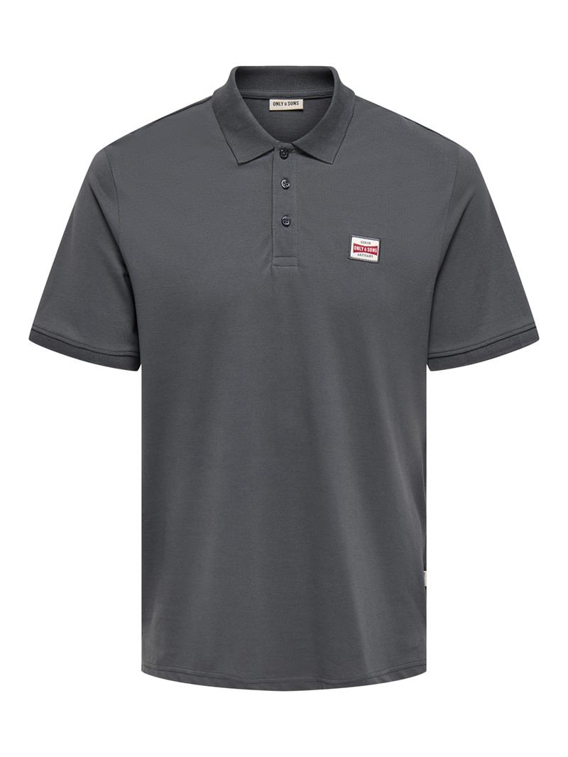 ONSDAWSON REG SS POLO SHIRT VD GREY