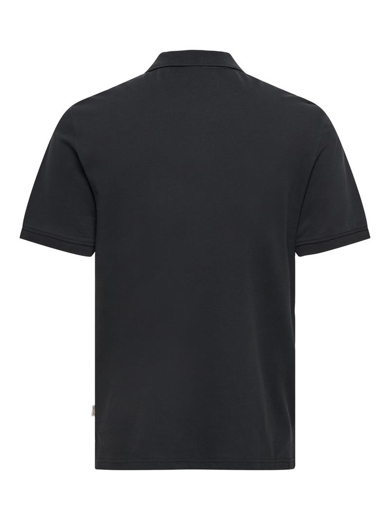 ONSDAWSON REG SS POLO SHIRT VD Jet Black