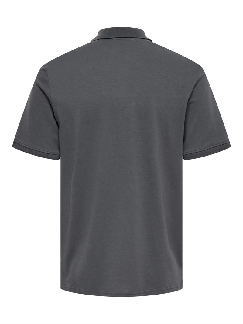 ONSDAWSON REG SS POLO SHIRT VD GREY
