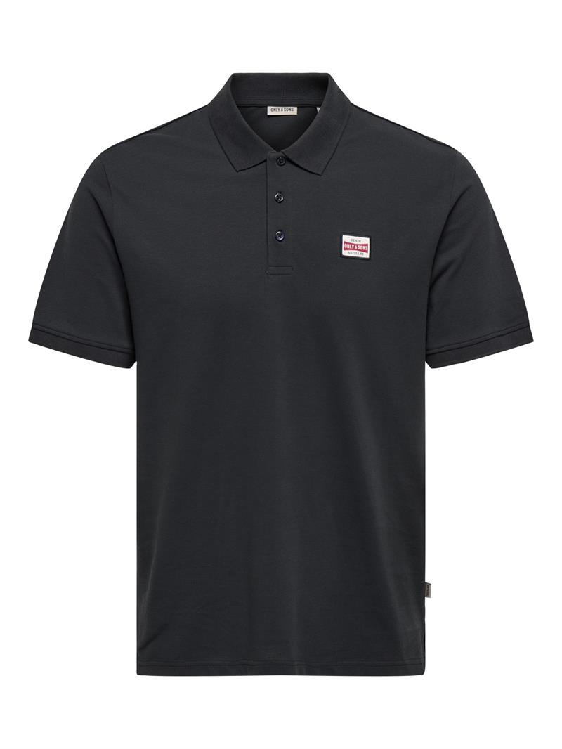 ONSDAWSON REG SS POLO SHIRT VD Jet Black