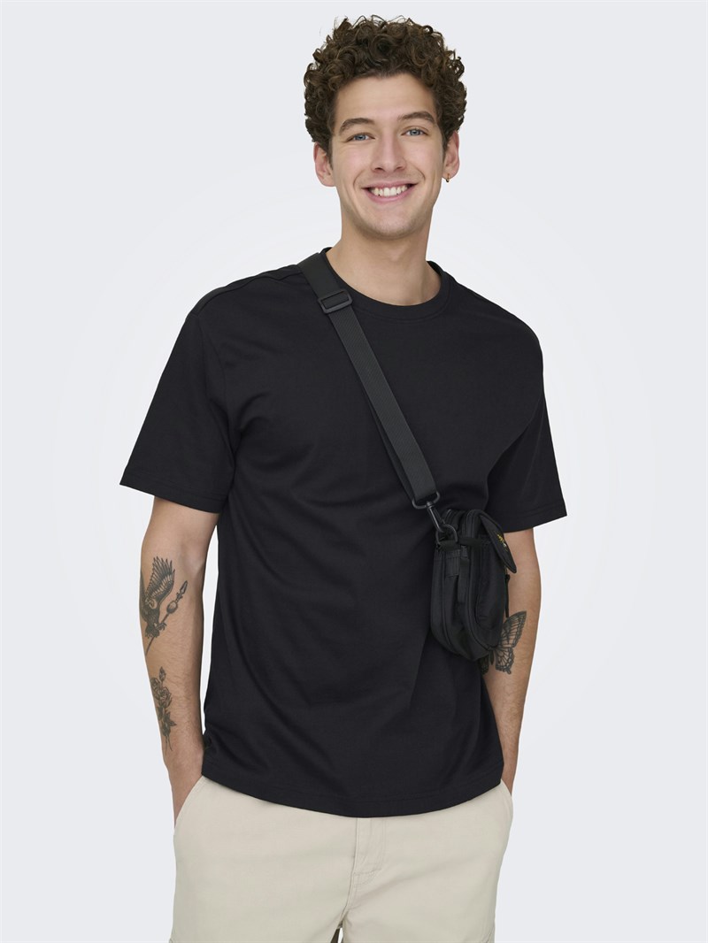 ONSFRED LIFE RLX SS TEE NOOS Black