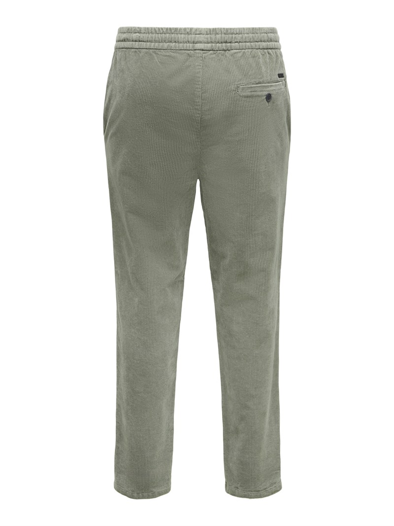 ONSLINUS TAP CORDUROY 0185 PANT NOOS Castor Gray