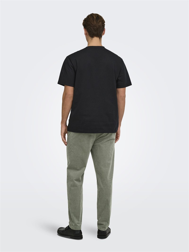 ONSLINUS TAP CORDUROY 0185 PANT NOOS Castor Gray