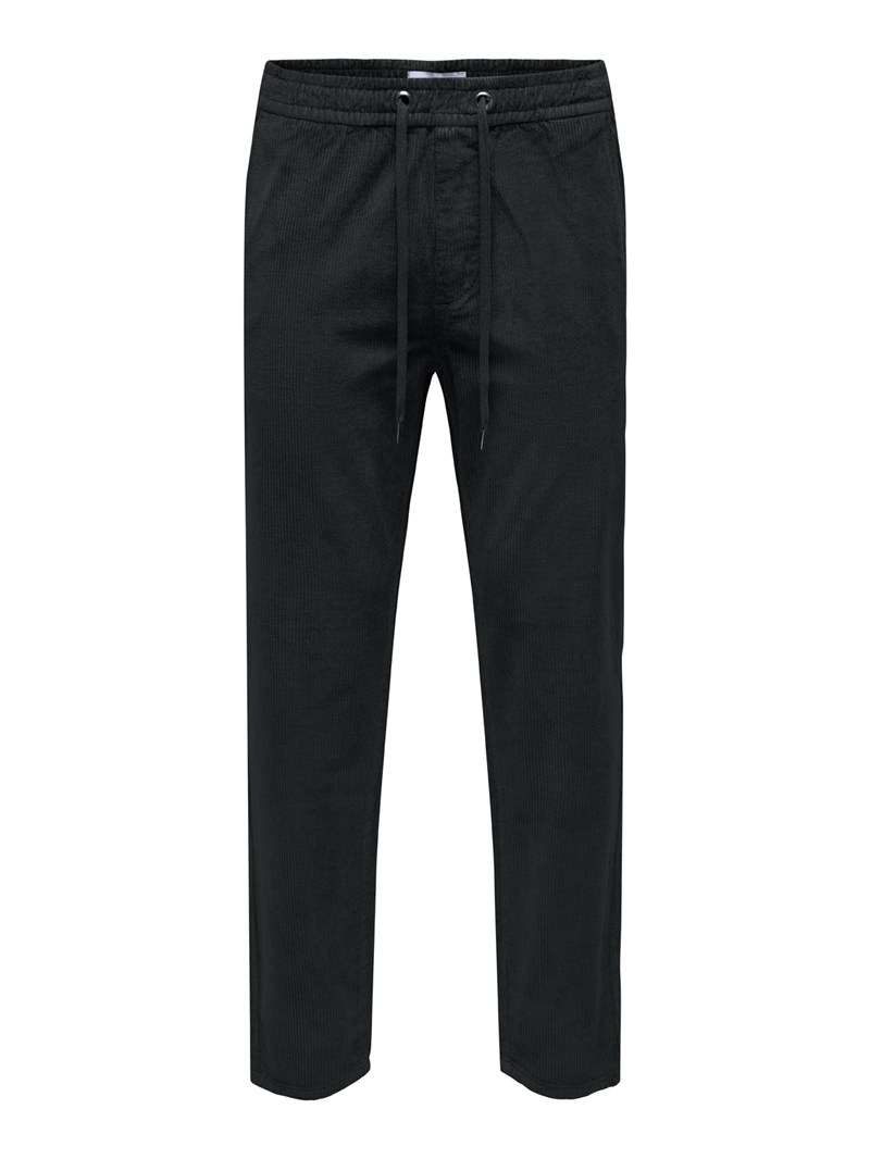 ONSLINUS TAP CORDUROY 0185 PANT NOOS Black