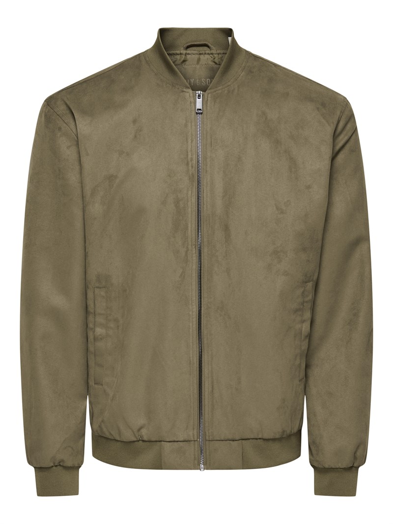 ONSLUCAS FAKE SUEDE BOMBER OTW NOOS Teak