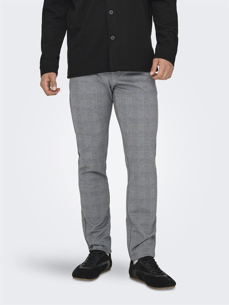 ONSMARK SLIM CHECK PANTS 9887 NOOS Limestone
