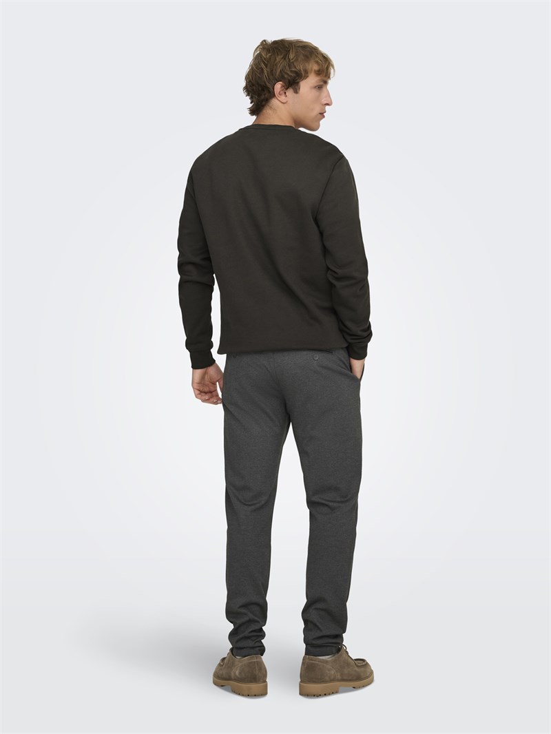 ONSMARK SLIM HERRINGBONE 2911 PANT NOOS Black
