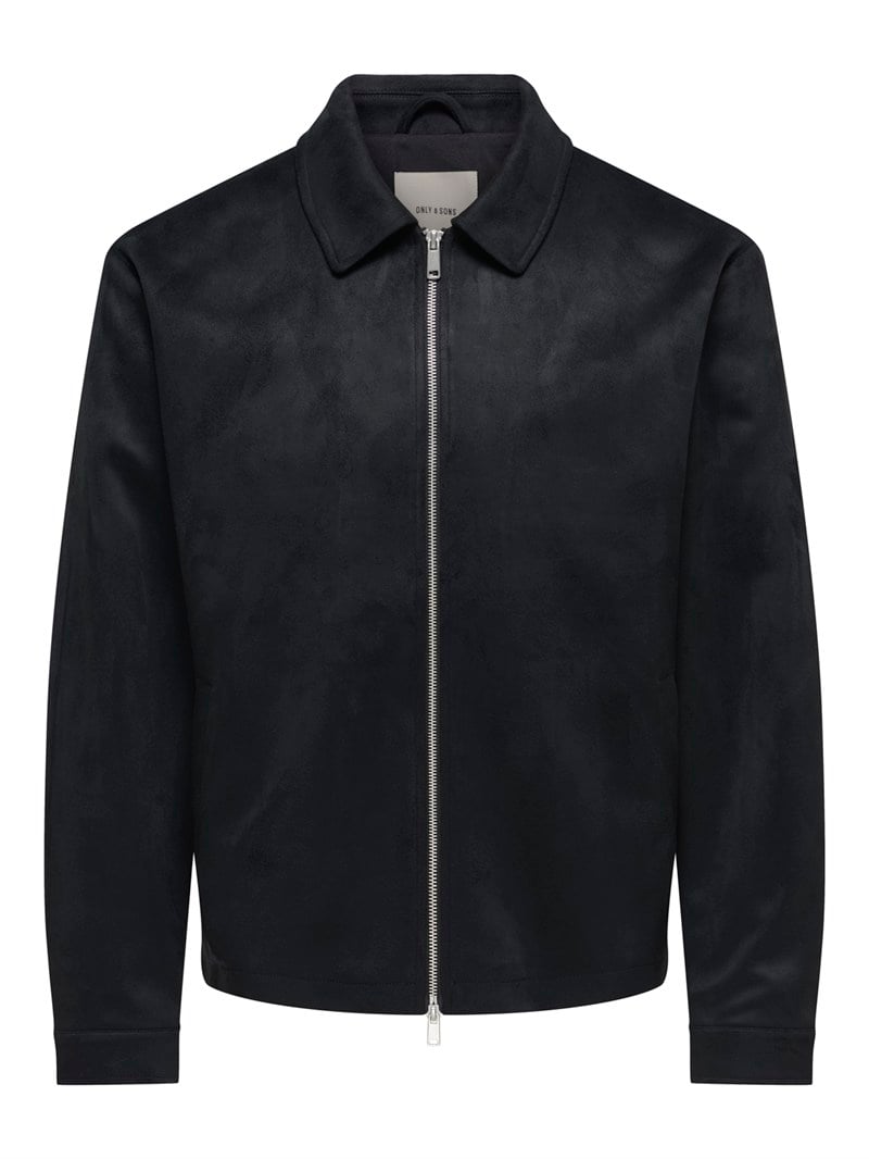 ONSRUBY FAKE SUEDE JACKET OTW VD Black