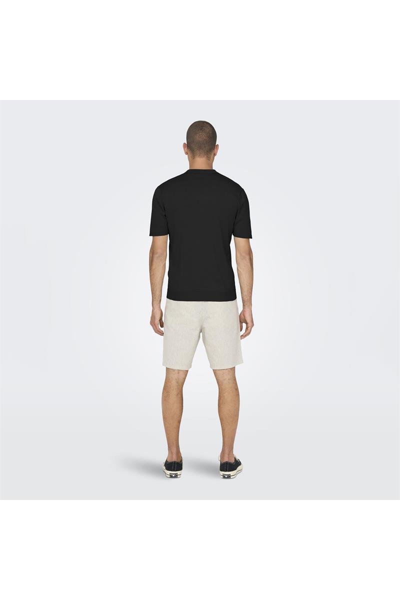 ONSWYLER REG 14 SS POLO KNIT NOOS Black