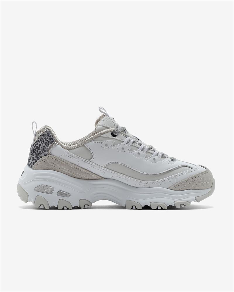 Skechers DLİTES - GOLDEN CHİC Beyaz/Gümüş