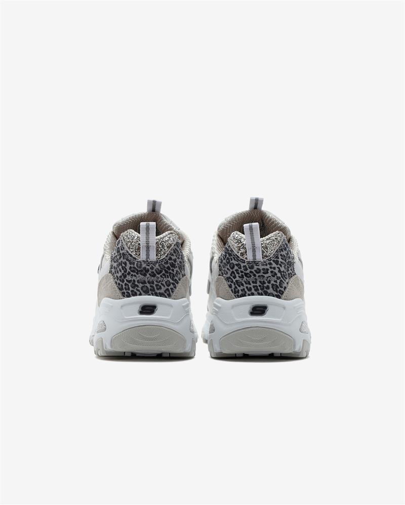 Skechers DLİTES - GOLDEN CHİC Beyaz/Gümüş