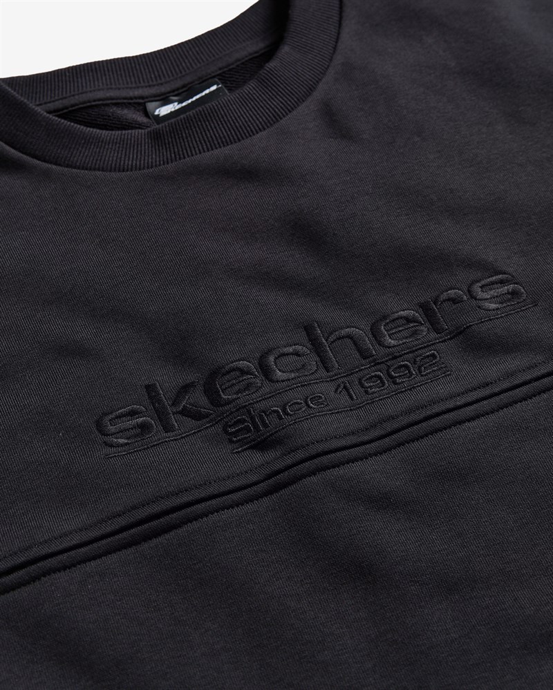 Skechers M Crewneck Sweatshirt Black