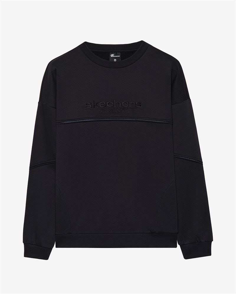 Skechers M Crewneck Sweatshirt Black