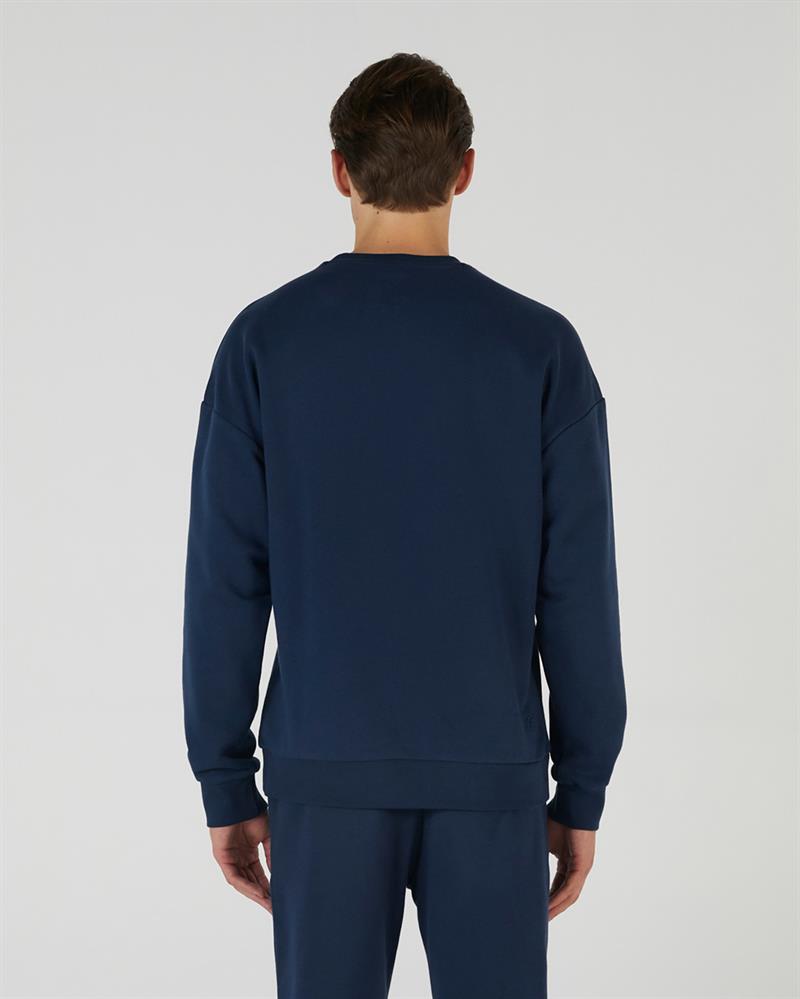 Skechers M Essential Crew Neck Sweatshirt Navy