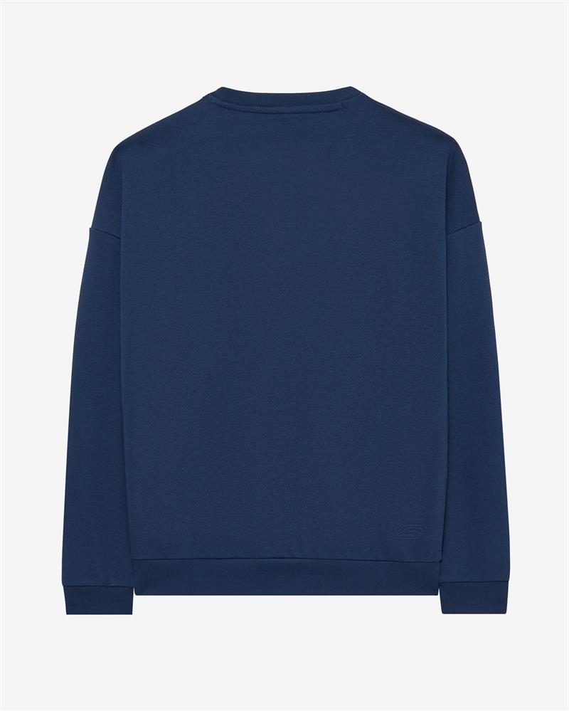 Skechers M Essential Crew Neck Sweatshirt Navy