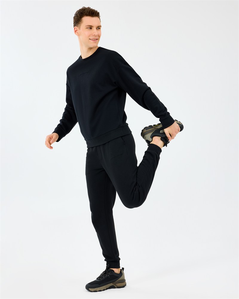 Skechers M Essential Crewneck Sweatshirt Black