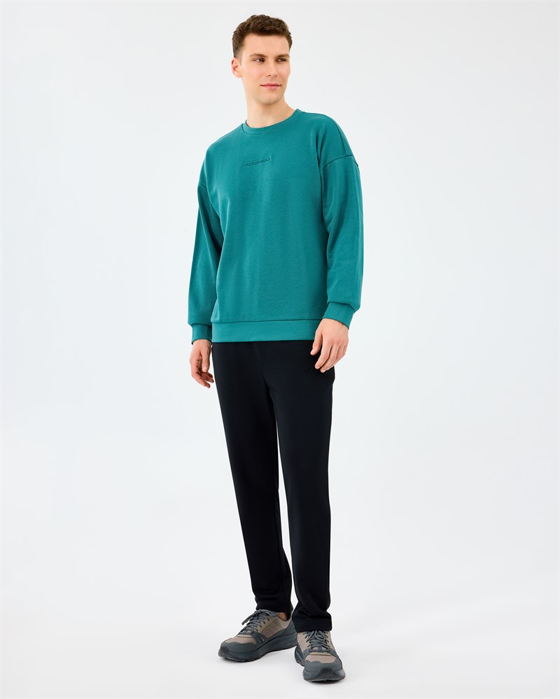 Skechers M Essential Crewneck Sweatshirt Petrol