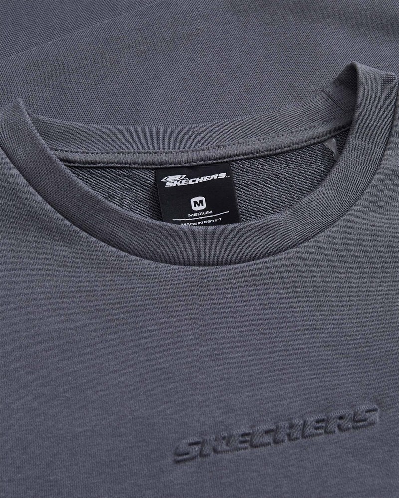 Skechers M Essential Crewneck Sweatshirt Gray