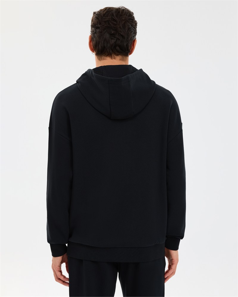 Skechers M Essential Full Zip Hoodie Sweatshirt Black