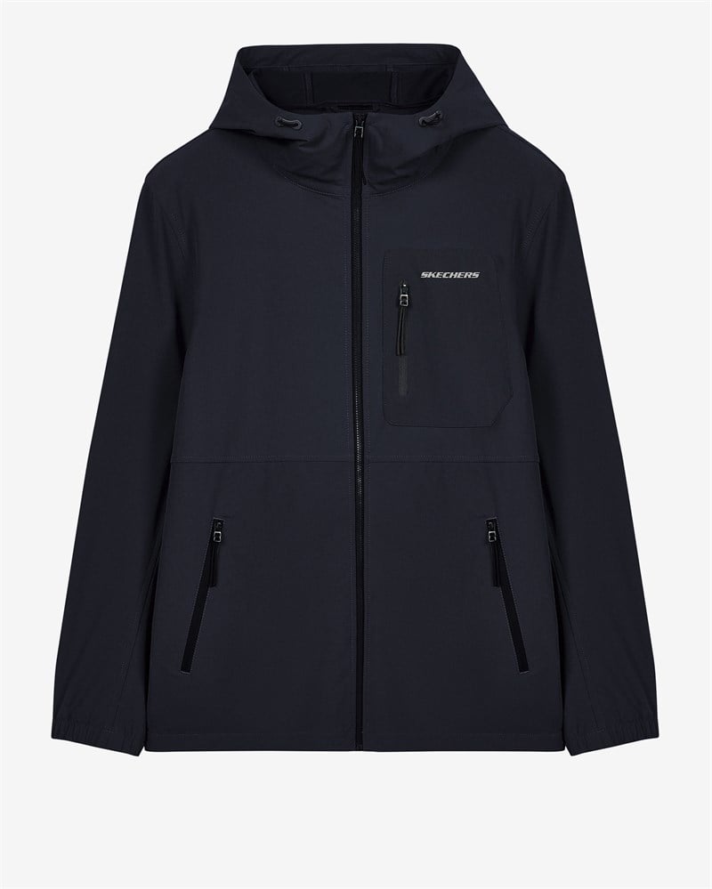 Skechers M Full Zıp Trai Jacket Siyah