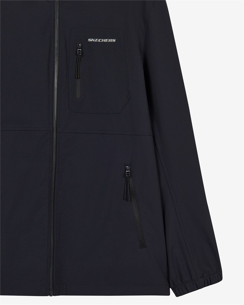 Skechers M Full Zıp Trai Jacket Siyah