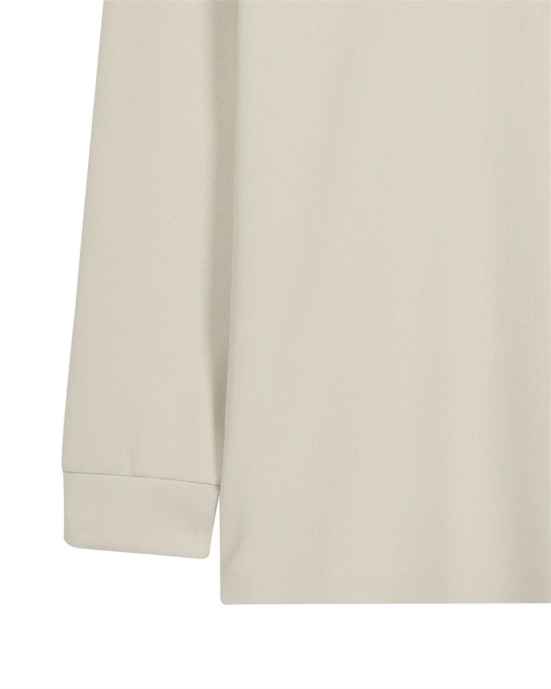 Skechers M Long Sleeve Waffle Polo Bej