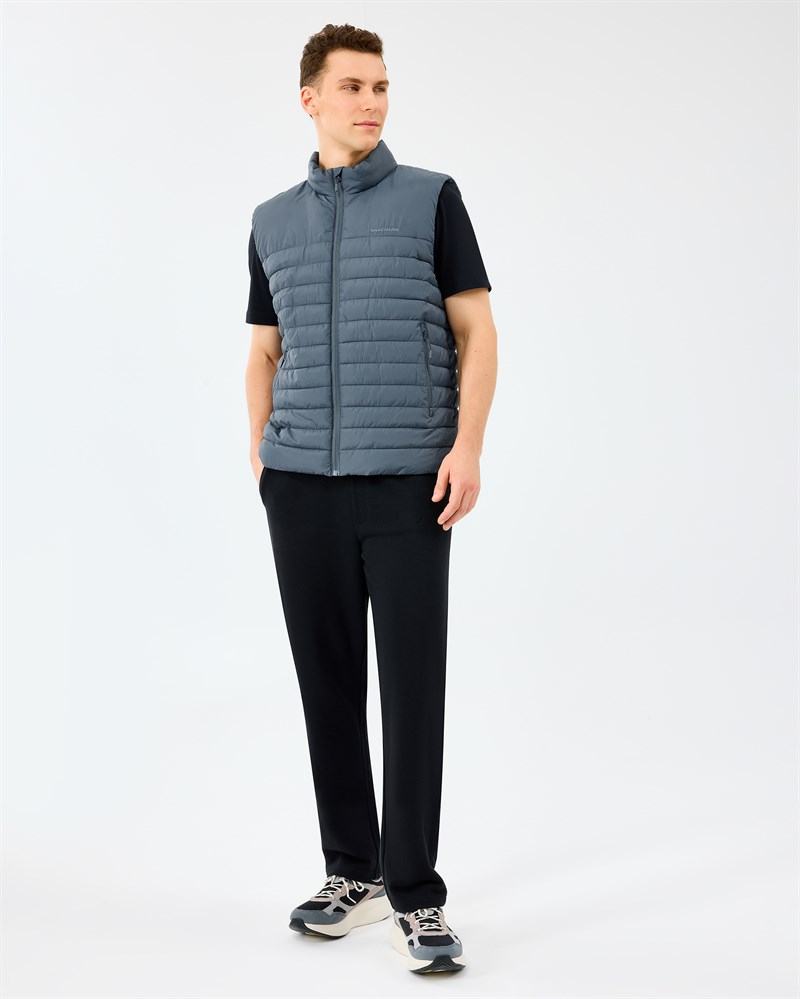 Skechers M Outerwear Polar Lining Paded Vest Gray