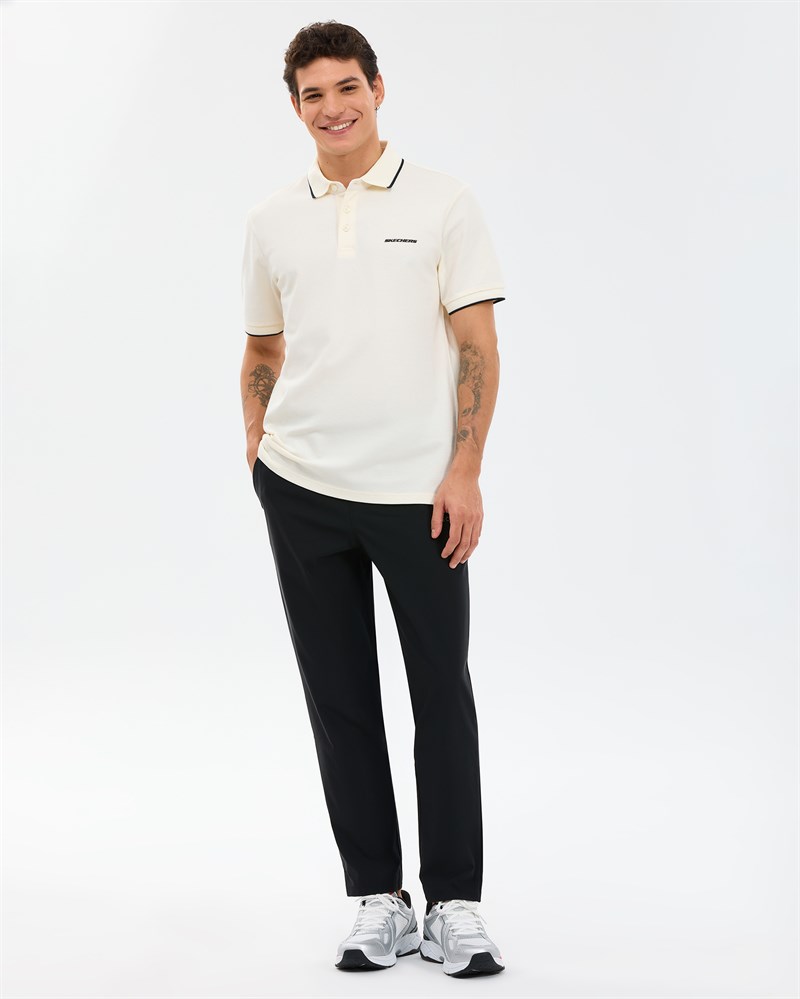 Skechers M Piping Detail polo Polo White