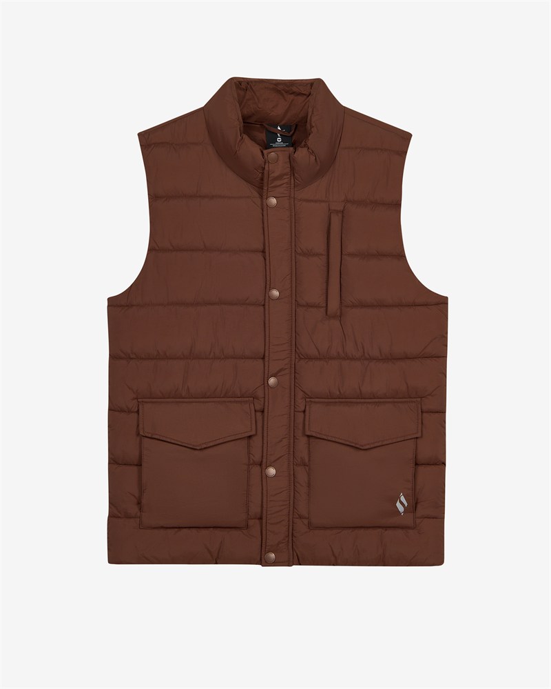 Skechers M Puffer Vest Kahverengi