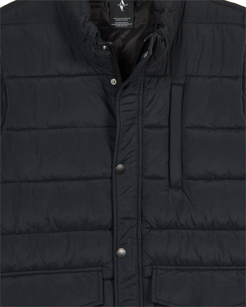 Skechers M Puffer Vest Siyah