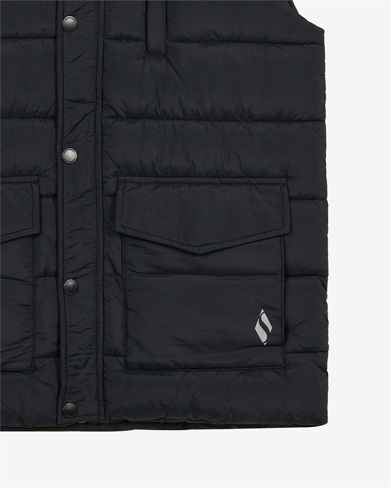 Skechers M Puffer Vest Siyah