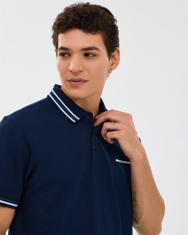 Skechers M Regular Fit Polo Navy