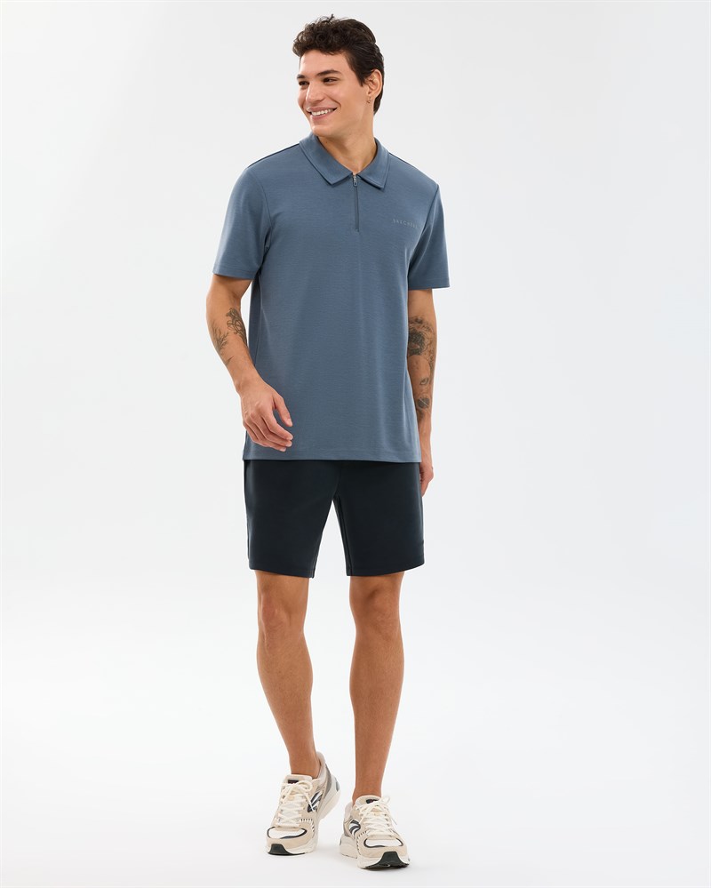 Skechers M Soft Touch Pique Polo Gray