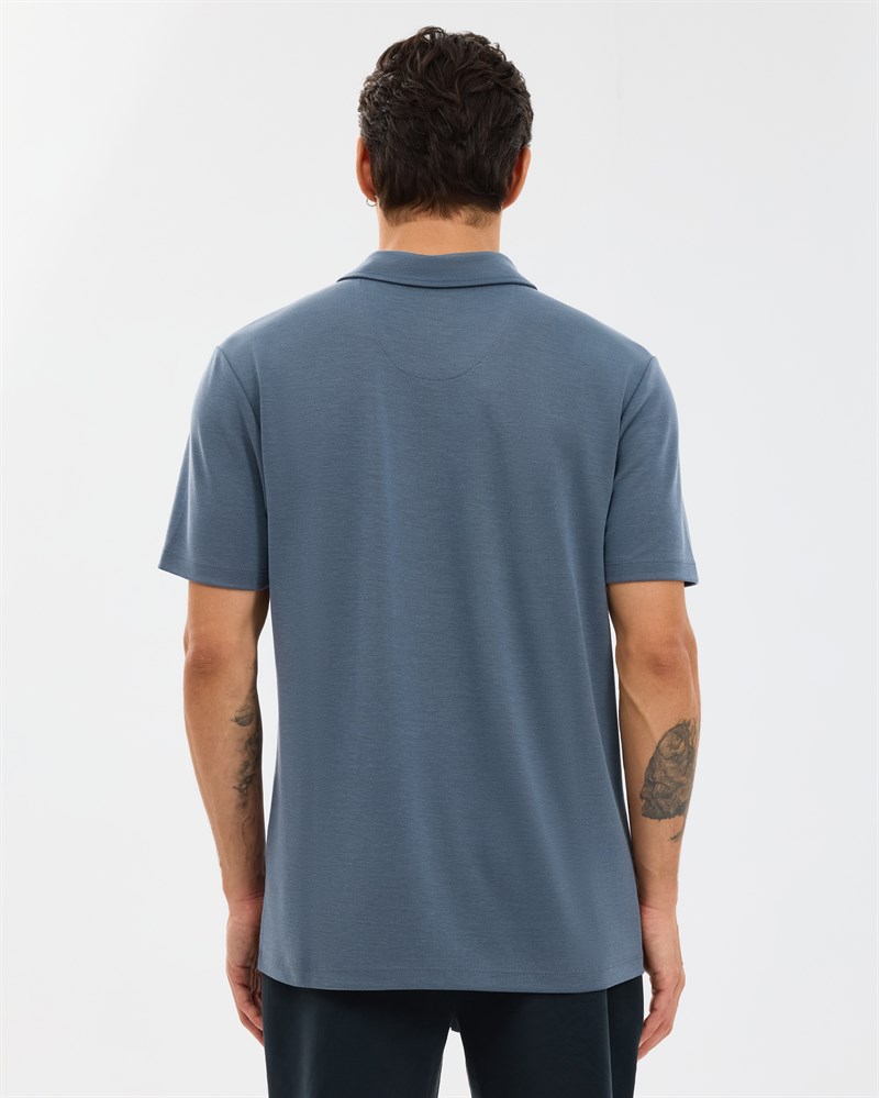 Skechers M Soft Touch Pique Polo Gray