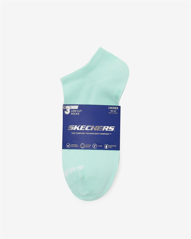 Skechers S2520315-U Low Cut 3 Pack Socks Multicolor