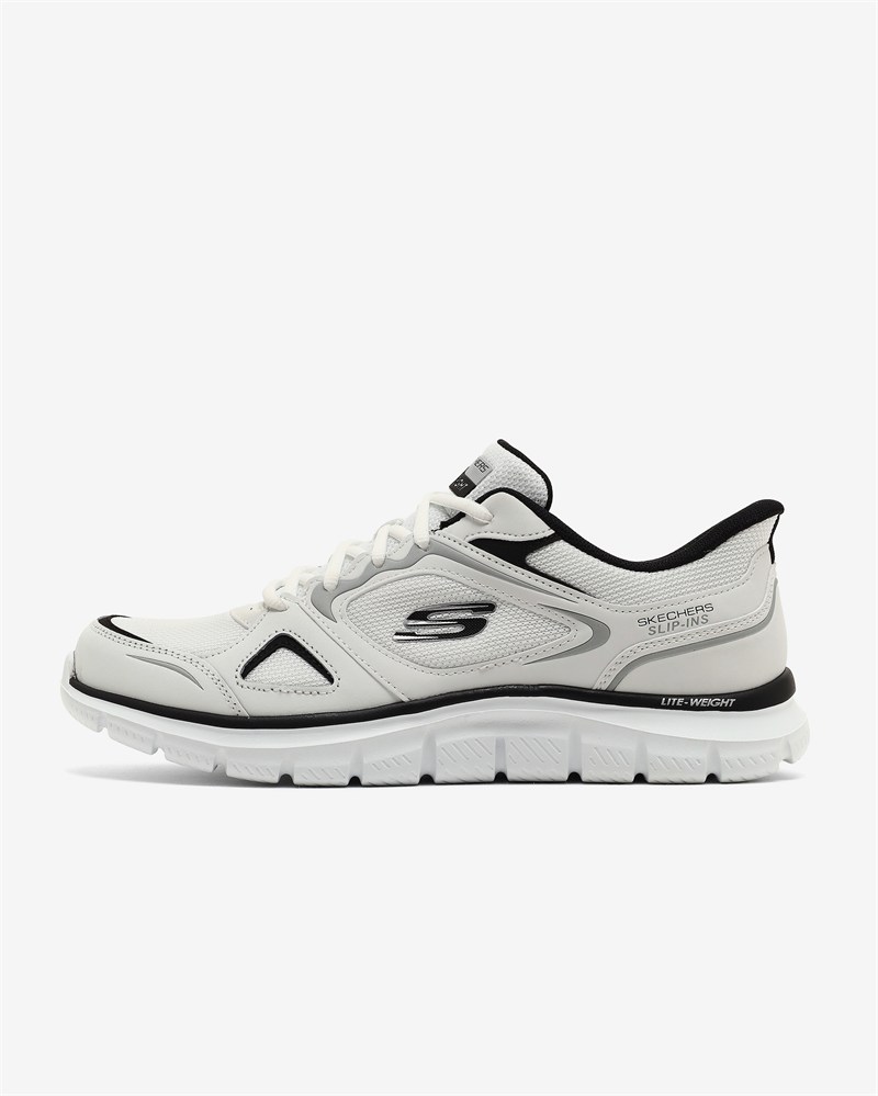 Skechers TRACK EZRAL Beyaz/Siyah