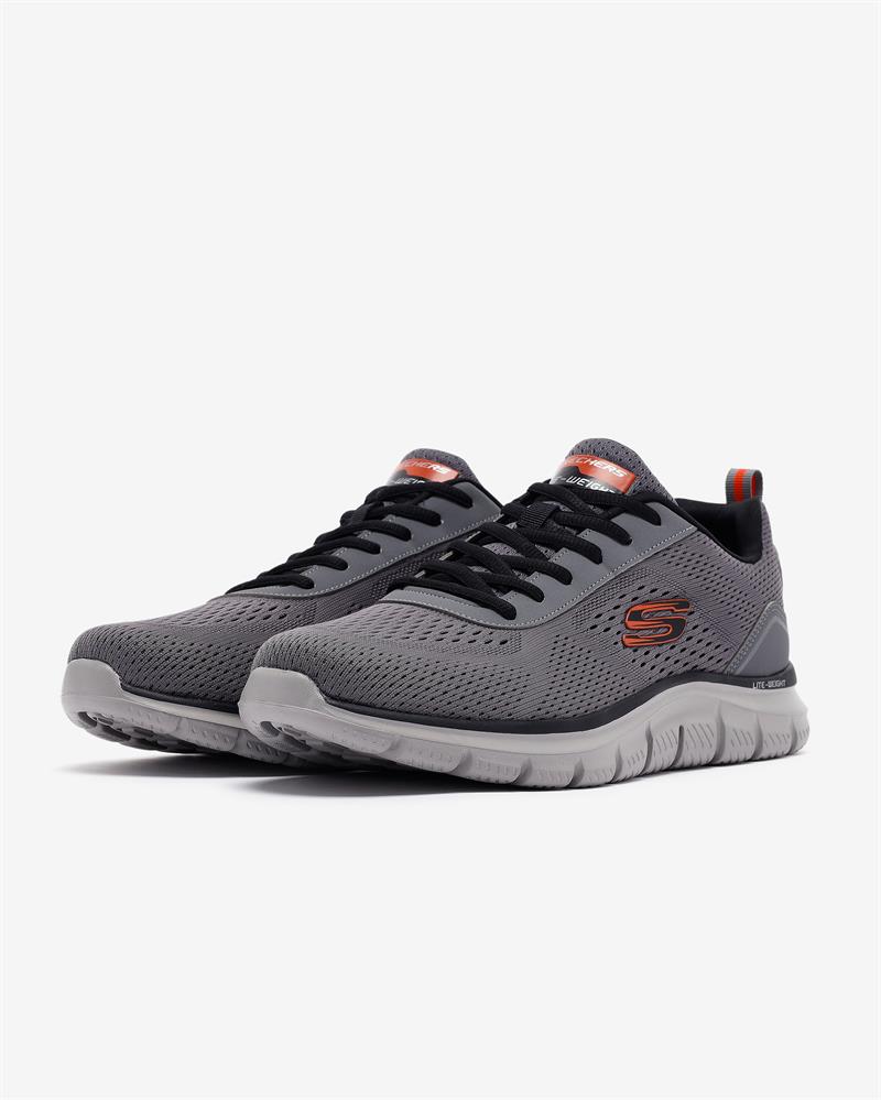 Skechers TRACK-LESHUR Gri/Turuncu